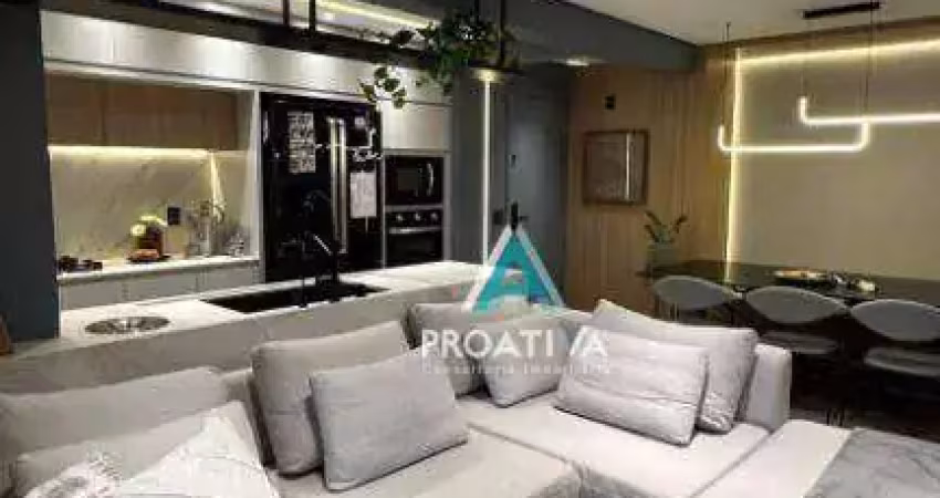 Apartamento com 3 dormitórios à venda, 117 m² por R$ 1.490.000,00 - Centro - Santo André/SP