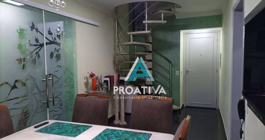Cobertura com 3 dormitórios à venda, 103 m² por R$ 690.000,00 - Casa Branca - Santo André/SP