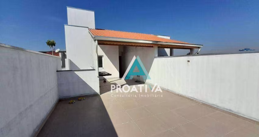Cobertura com 2 dormitórios à venda, 98 m² por R$ 594.600,08 - Vila Eldízia - Santo André/SP