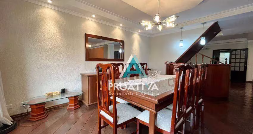Sobrado com 4 dormitórios à venda, 332 m² - campestre - santo andré/sp
