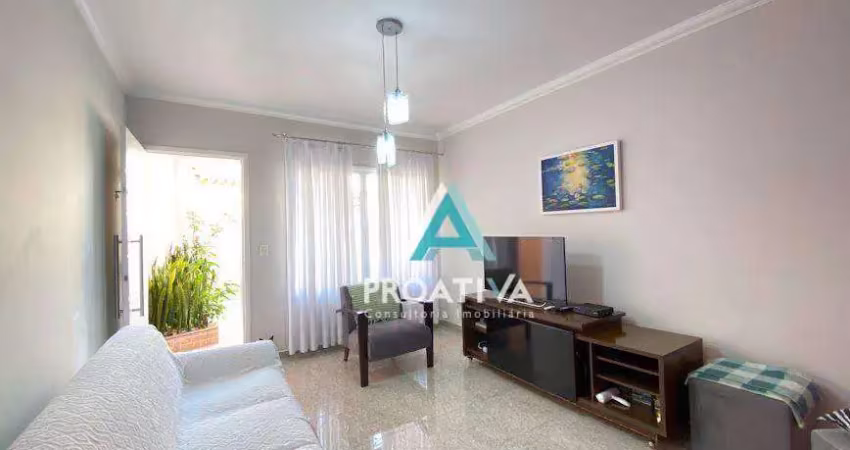 Sobrado com 3 dormitórios à venda, 140 m²  - campestre - santo andré/sp