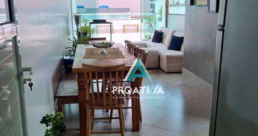 Cobertura com 2 dormitórios à venda, 70 m² - Vila Valparaíso - Santo André/SP