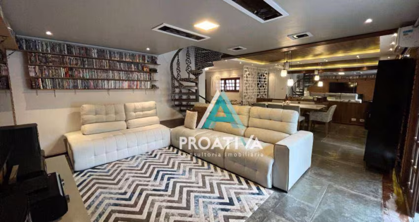 Sobrado com 3 dormitórios à venda, 340 m² - Campestre - Santo André/SP