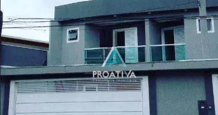 Sobrado com 2 dormitórios à venda, 110 m² - jardim santo alberto - santo andré/sp