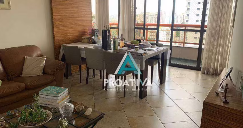 Apartamento com 3 dormitórios à venda, 182 m² - bairro jardim - santo andré/sp