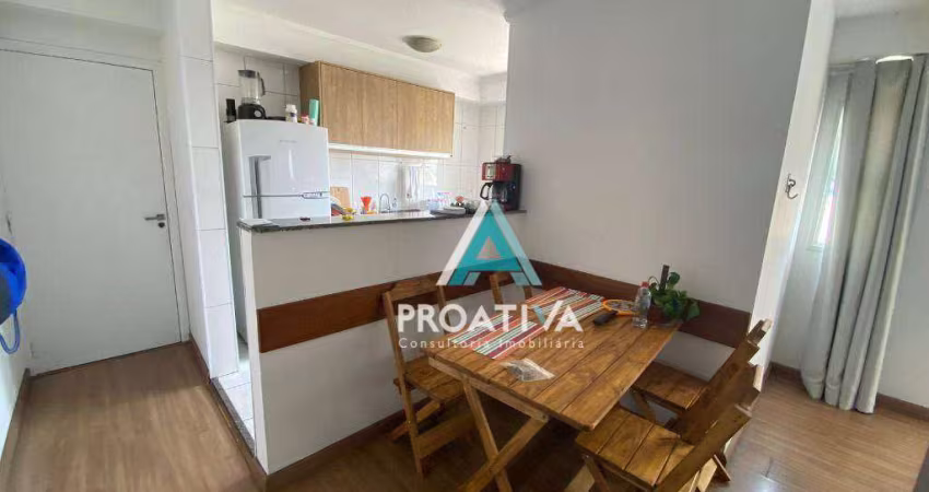 Apartamento com 2 dormitórios à venda, 67 m² - Vila Valparaíso - Santo André/SP