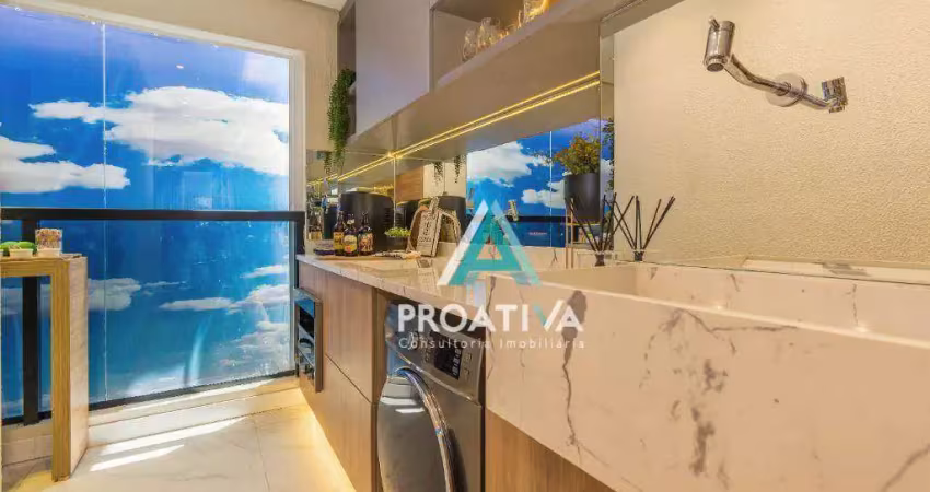 Apartamento com 2 dormitórios à venda, 56 m² por r$ 635.000,00 - campestre - santo andré/sp