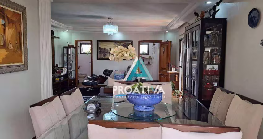 Apartamento com 3 dormitórios à venda, 150 m² - jardim - santo andré/sp