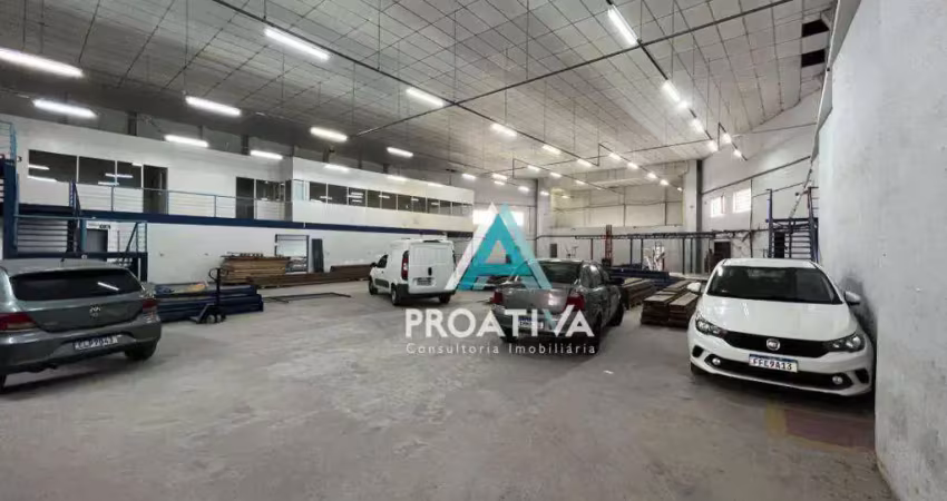 Galpão, 1404 m² - venda por r$ 8.000.000,00 ou aluguel por r$ 64.971,00/mês - vila alpina - santo andré/sp