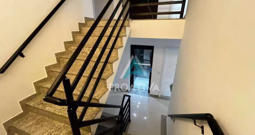 Apartamento com 2 dormitórios, sendo 1 suíte à venda, 45,11 m² por r$ 367.000,00 - parque erasmo assunção - santo andré/sp.