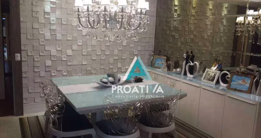 Apartamento com 3 dormitórios à venda, 144 m² - campestre - santo andré/sp