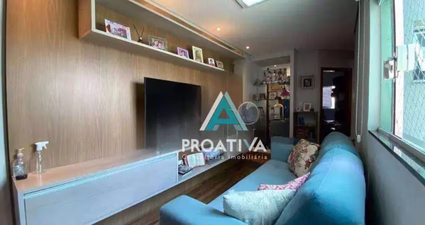 Cobertura com 2 dormitórios à venda, 95 m² - vila pires - santo andré/sp