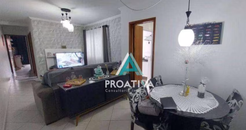 Apartamento com 2 dormitórios à venda, 70 m² - Vila Curuçá - Santo André/SP