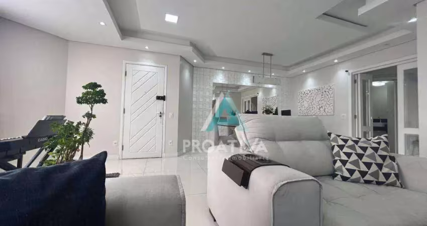 Apartamento com 3 dormitórios à venda, 158 m² por r$ 1.260.000,00 - vila santa teresa - santo andré/sp