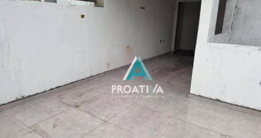 Cobertura com 2 dormitórios à venda, 87 m² - santa maria - santo andré/sp