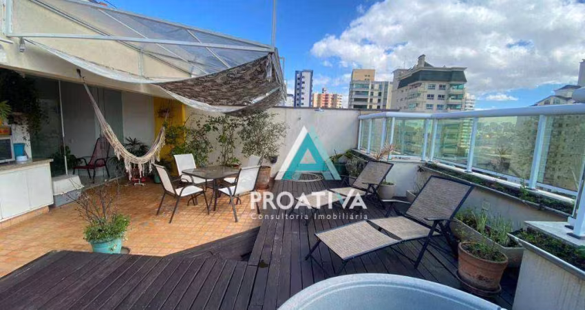 Cobertura com 3 dormitórios à venda, 250 m² - Jardim - Santo André/SP