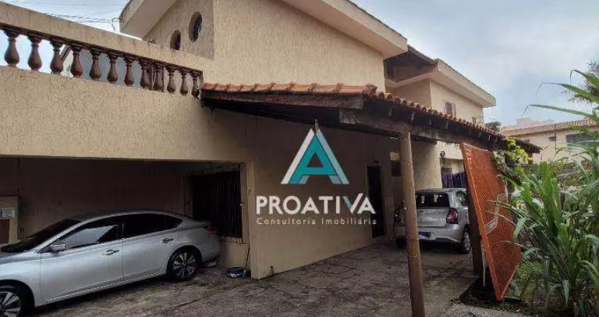 Sobrado com 3 dormitórios, 254 m² - venda  ou aluguel - vila pires - santo andré/sp