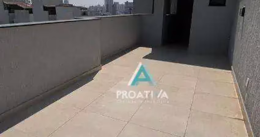 Cobertura com 2 dormitórios à venda, 91 m² por r$ 550.000,00 - santa maria - santo andré/sp