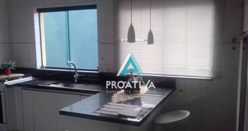 Apartamento com 3 dormitórios à venda, 94 m²  - Vila Leopoldina - Santo André/SP