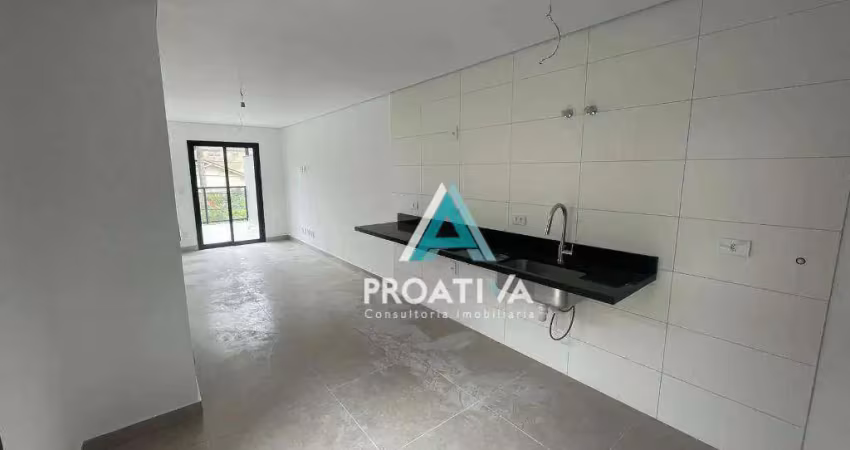 Apartamento com 2 dormitórios à venda, 60 m² - jardim pilar - santo andré/sp