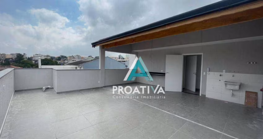 Cobertura com 2 dormitórios à venda, 86 m² - Jardim Pilar - Santo André/SP