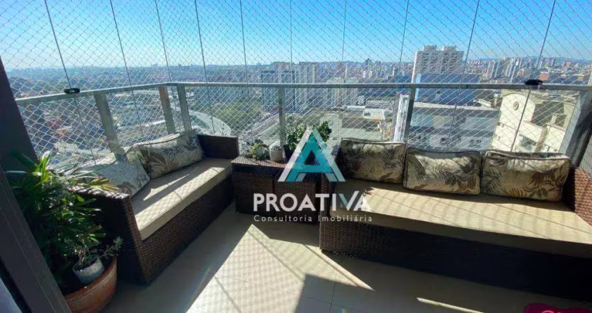 Apartamento com 3 dormitórios à venda, 153 m² - jardim - santo andré/sp