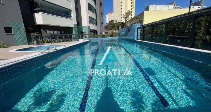 Apartamento com 3 dormitórios à venda, 105 m² - vila assunção - santo andré/sp