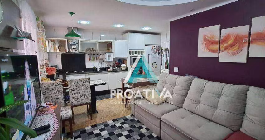 Cobertura com 3 dormitórios à venda, 138 m² por R$ 490.000,00 - Vila Helena - Santo André/SP