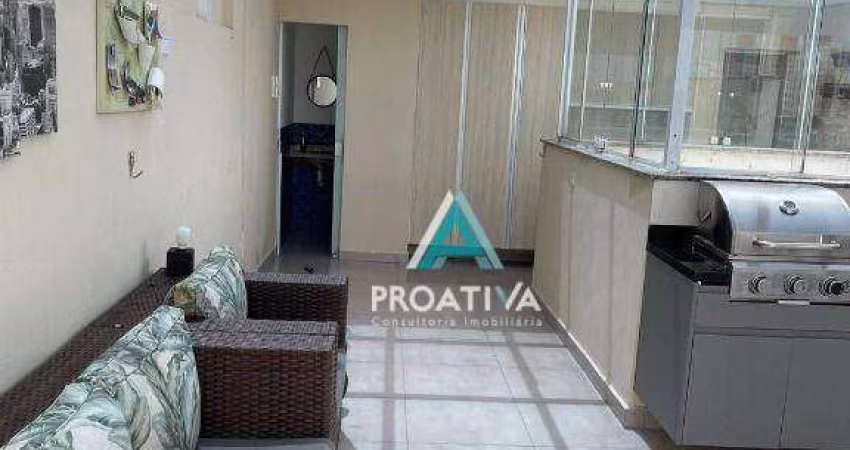 Cobertura com 2 dormitórios à venda, 100 m²  - Parque das Nações - Santo André/SP