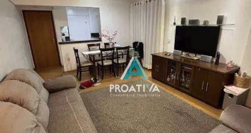 Apartamento com 3 dormitórios à venda, 106 m² por r$ 750.000,07 - vila valparaíso - santo andré/sp
