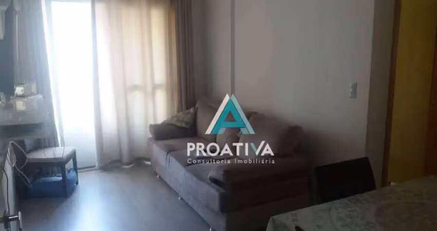 Apartamento com 2 dormitórios à venda, 51 m² - campestre - santo andré/sp
