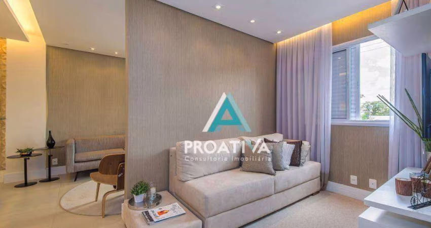 Apartamento com 3 dormitórios à venda, 61 m²  - Vila Curuçá - Santo André/SP