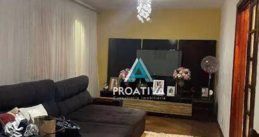Sobrado com 3 dormitórios à venda, 219 m²- vila eldízia - santo andré/sp