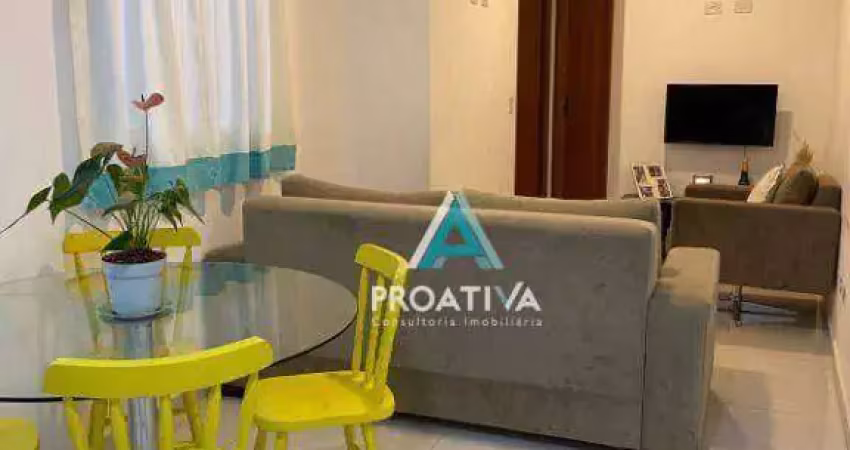 Cobertura com 2 dormitórios à venda, 110 m² por  - campestre - santo andré/sp