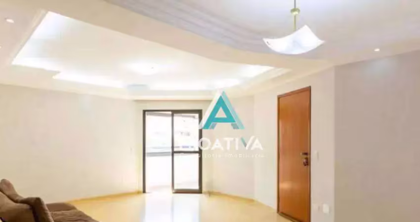 Apartamento com 3 dormitórios à venda, 98 m²  - vila valparaíso - santo andré/sp