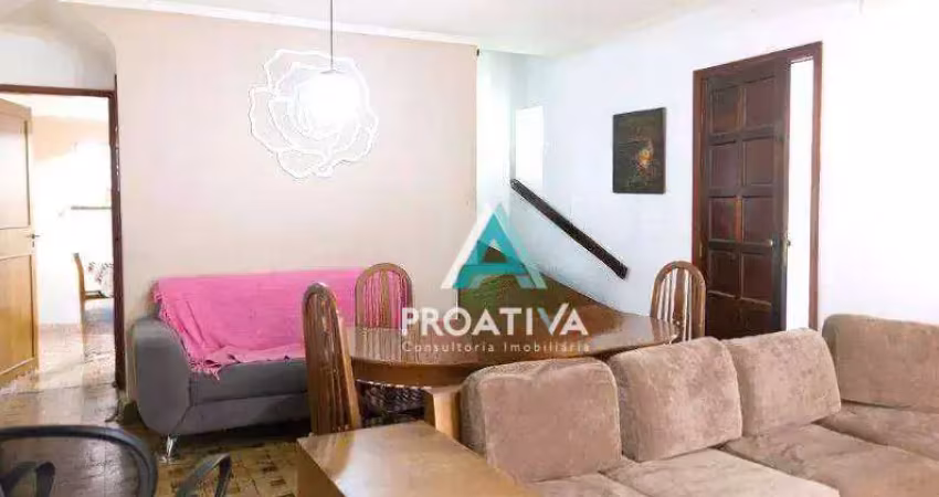 Sobrado à venda, 212 m² por r$ 650.000,00 - campestre - santo andré/sp
