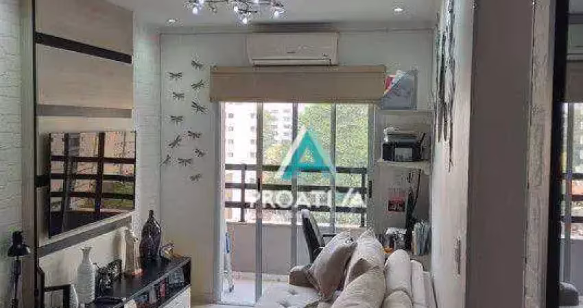 Apartamento com 2 dormitórios à venda, 60m² - jardim - santo andré/sp