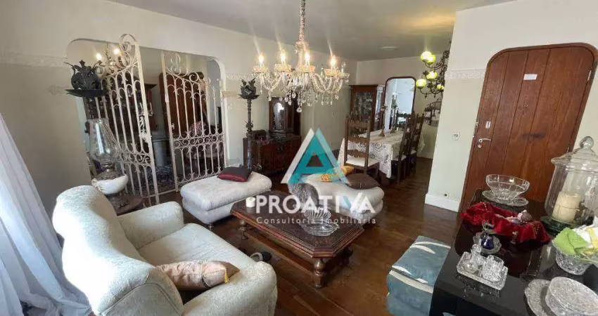 Apartamento com 3 dormitórios à venda, 146 m² - centro - santo andré/sp