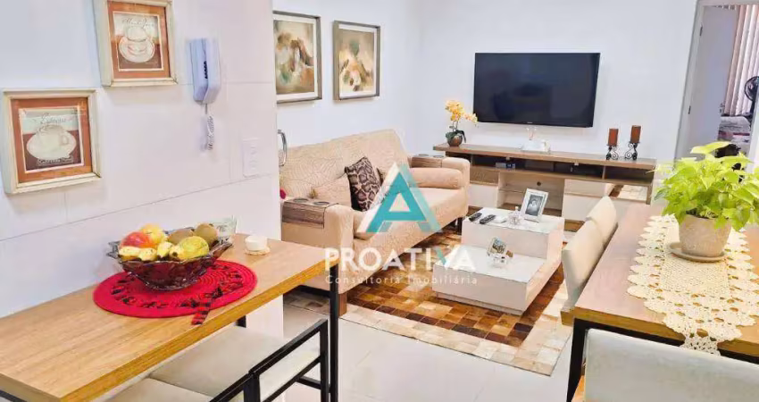 Apartamento com 2 dormitórios à venda, 50 m² por r$ 480.000,00 - campestre - santo andré/sp