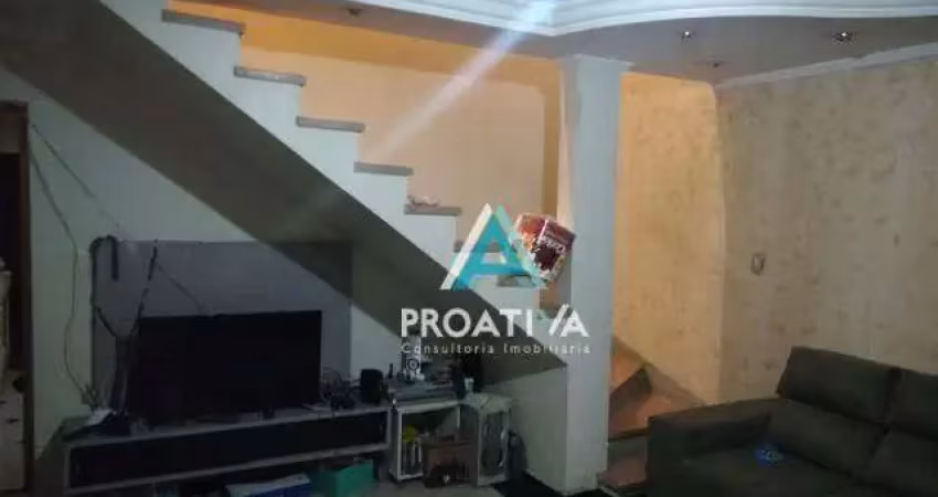 Sobrado com 3 dormitórios à venda, 154 m² - jardim jamaica - santo andré/sp
