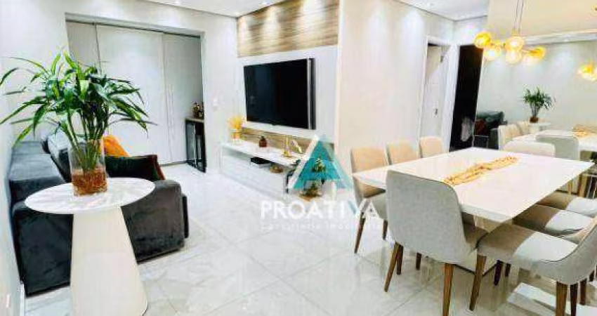 Apartamento com 2 dormitórios à venda, 67 m²- Parque das Nações - Santo André/SP
