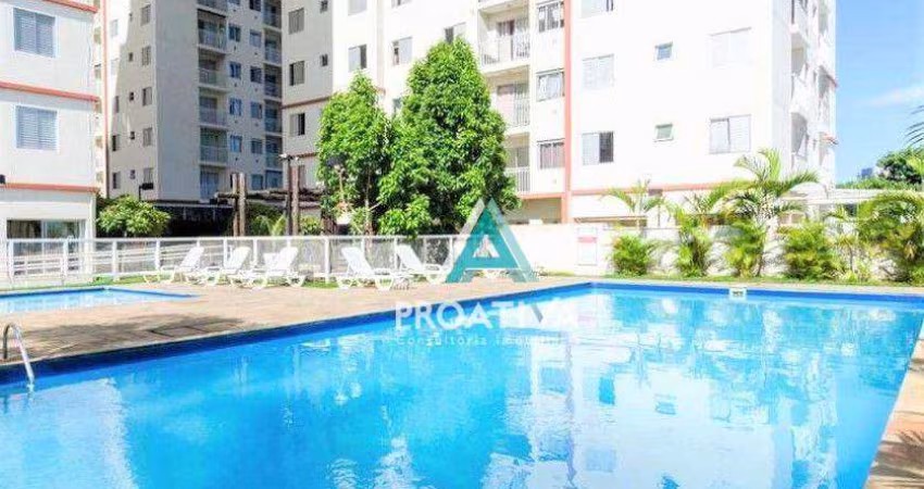 Apartamento com 2 dormitórios à venda, 50 m² - Vila Homero Thon - Santo André/SP