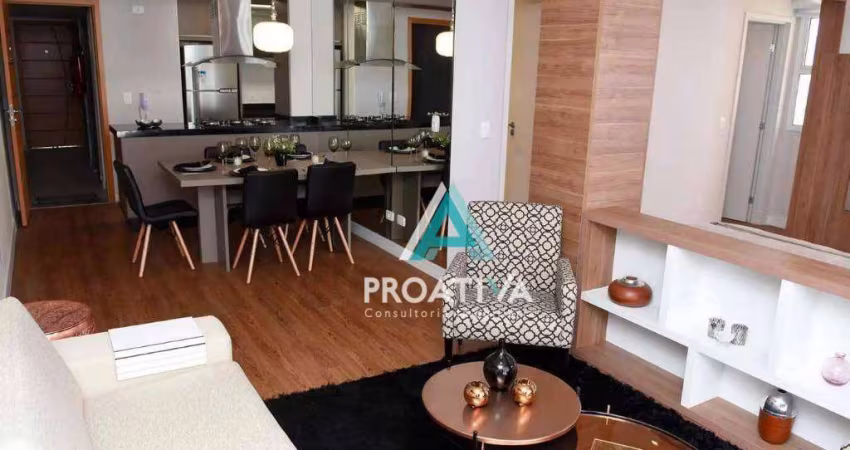 Apartamento com 3 dormitórios à venda, 82 m² por R$ 627.000,06 - Parque das Nações - Santo André/SP