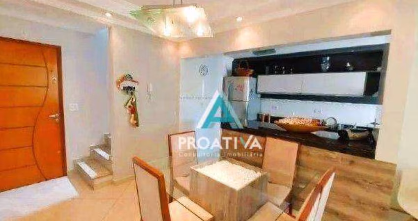 Cobertura com 3 dormitórios à venda, 168 m² por R$ 700.000,00 - Parque das Nações - Santo André/SP