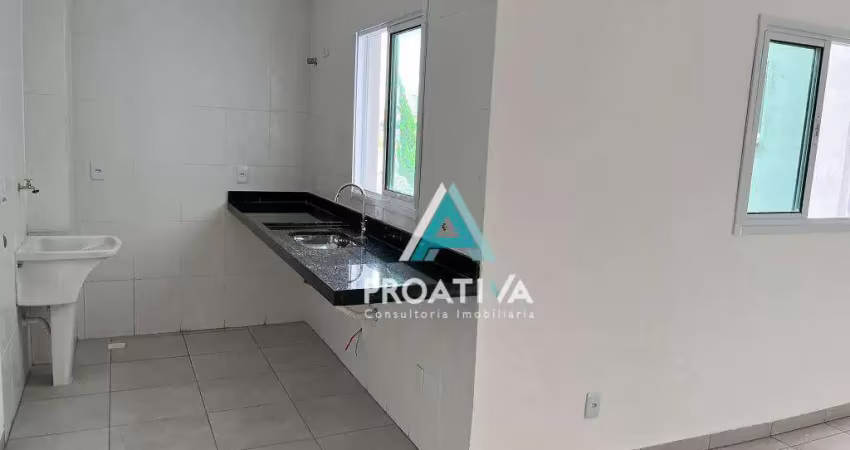 Apartamento com 2 dormitórios, 47 m² - venda por R$ 330.000,00 ou aluguel por R$ 2.700,00/mês - Vila Guiomar - Santo André/SP