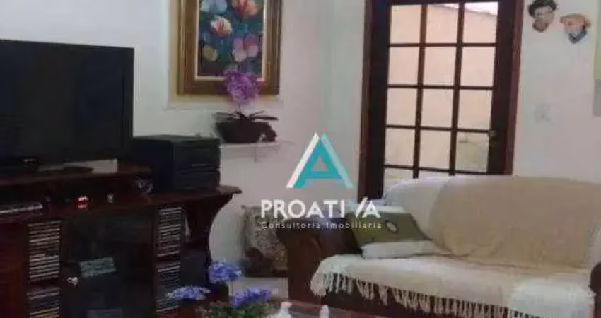 Sobrado com 3 dormitórios à venda, 256 m²  - campestre - santo andré/sp