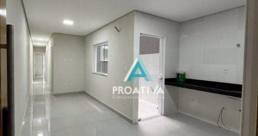 Apartamento com 3 dormitórios à venda, 70 m² por R$ - Utinga - Santo André/SP