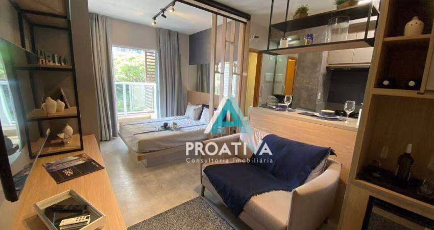 Apartamento com 1 dormitório à venda, 29 m² por R$ 345.000,05 - Jardim - Santo André/SP
