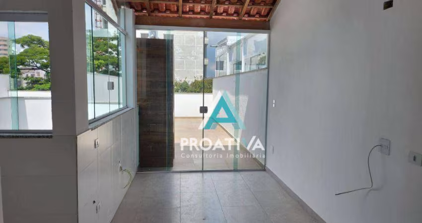 Cobertura à venda, 95 m² por R$ 530.000,00 - Vila Valparaíso - Santo André/SP