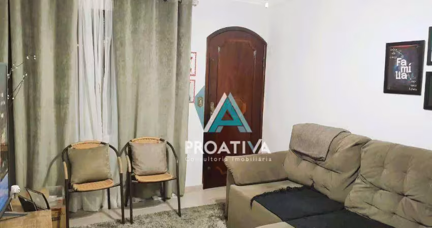 Casa com 4 dormitórios à venda, 124 m²- santa maria - santo andré/sp